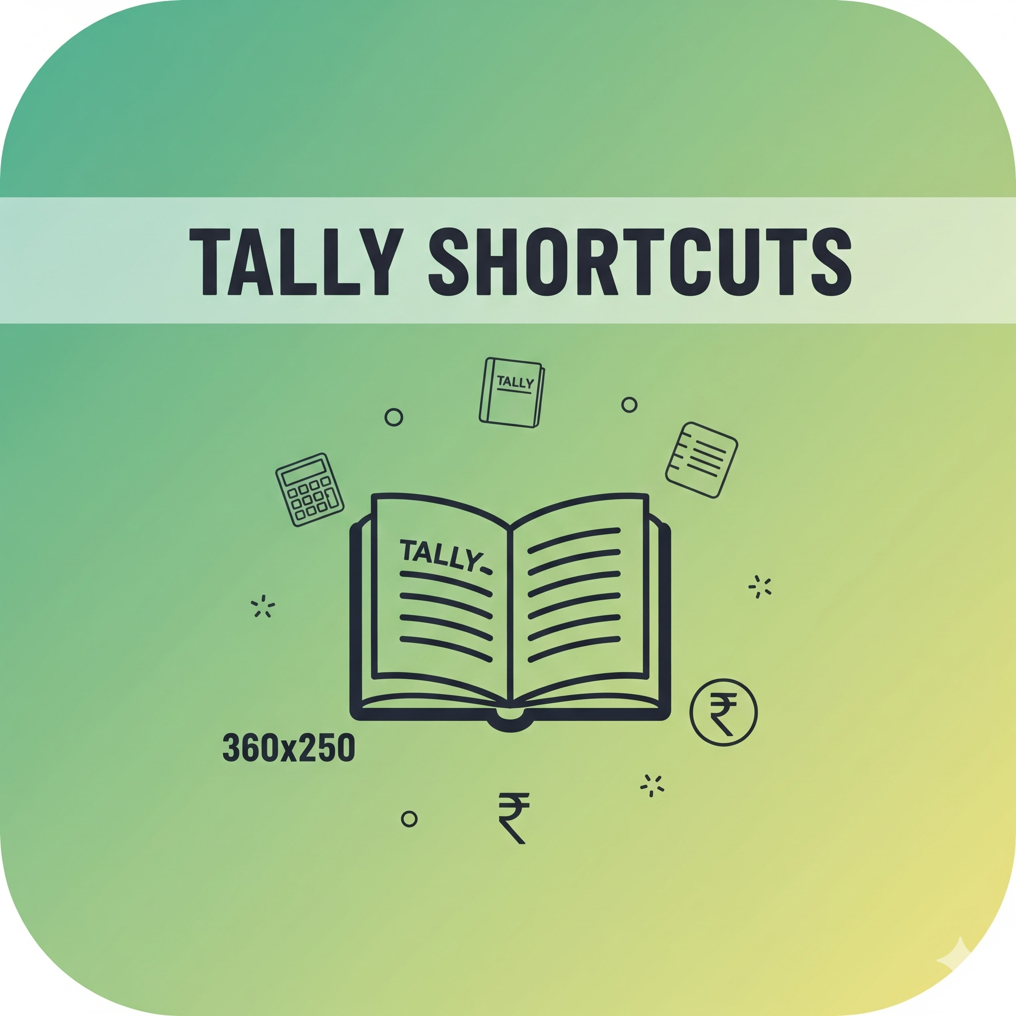 Tally Shortcuts E-book